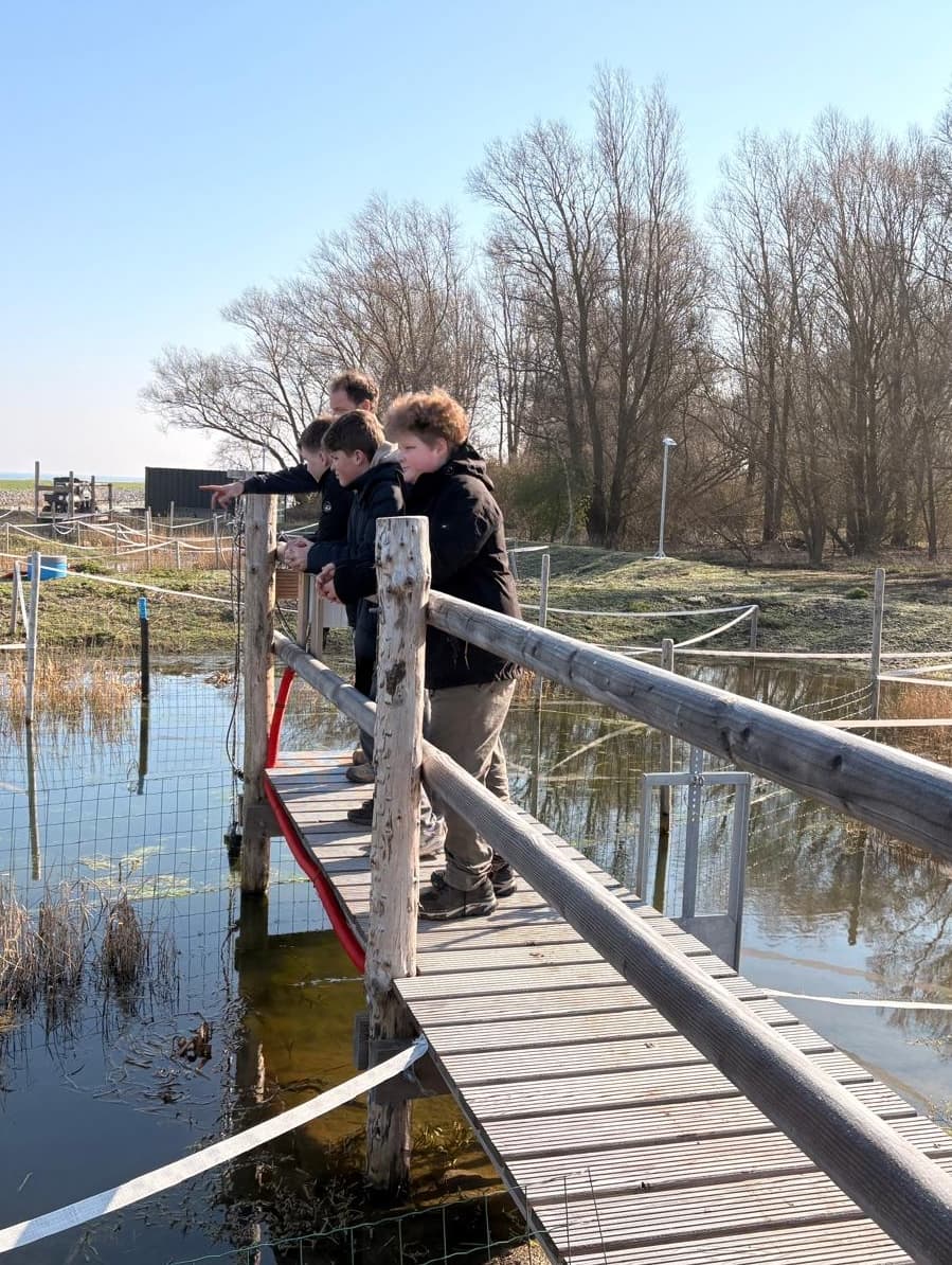 Onderzoekers en partners bij de klimaatbuffer